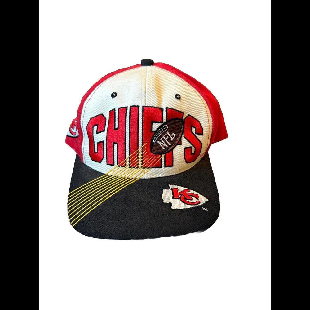 Vintage Drew Pearson Kansas City Chiefs Hat NWT Big Blockhead SnapBack
